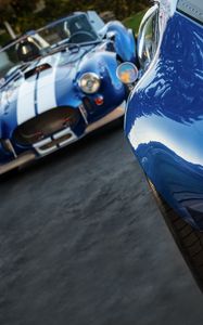 Превью обои shelby cobra, daytona coupe, 1965, 1967, классика, гоночные автомобили