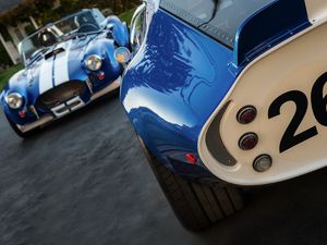 Превью обои shelby cobra, daytona coupe, 1965, 1967, классика, гоночные автомобили