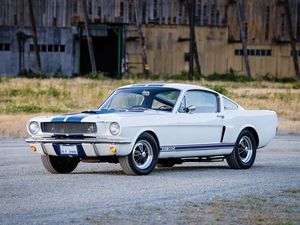 Превью обои shelby, ford, mustang, gt350, вид сбоку