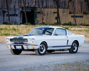 Превью обои shelby, ford, mustang, gt350, вид сбоку