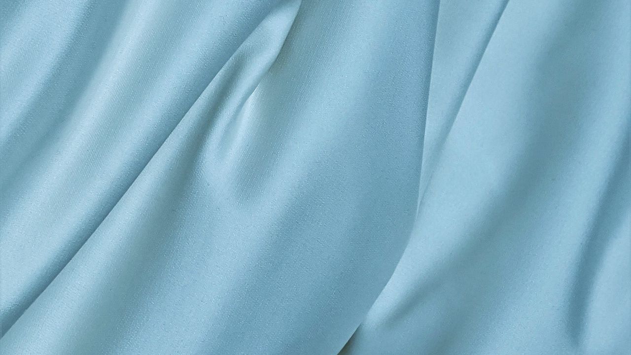 Обои шелк, ткань, складки, текстура, голубой