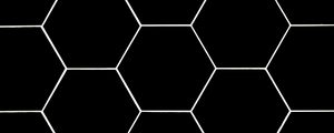 Превью обои шестиугольники, сетка, текстура, черный