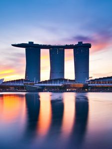 Превью обои сингапур, отель, здания, океан, блеск