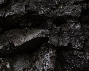 Превью обои скала, камни, трещины, текстура