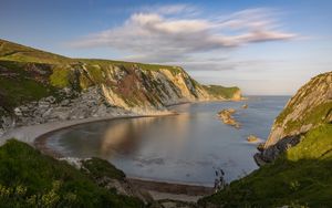 Превью обои скалы, берег, море, бухта, природа