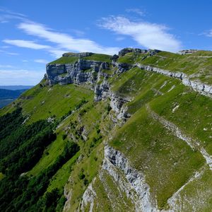 Превью обои скалы, деревья, природа, пейзаж