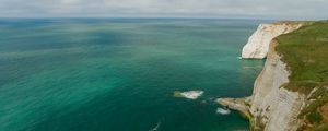 Превью обои скалы этрета, скалы, море, природа, франция