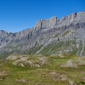 Превью обои скалы, горы, природа, пейзаж, рельеф