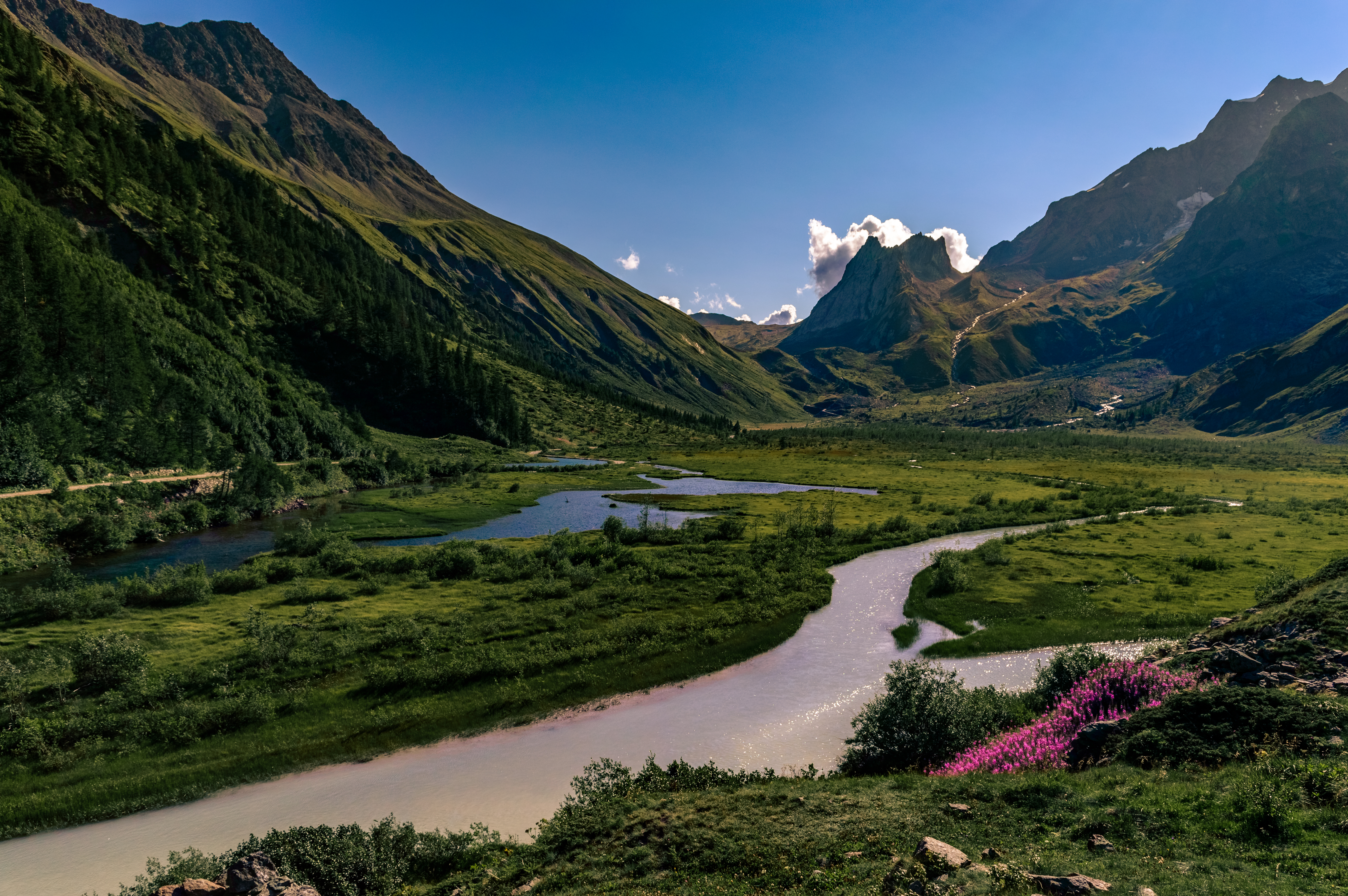 Nature 1. Гора Белуха. Горы Тянь Шань. Фанские горы. Горы и реки.