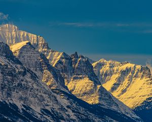 Превью обои скалы, горы, снег, рельеф, природа