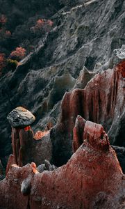 Превью обои скалы, камни, горы, природа