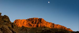 Превью обои скалы, камни, луна, природа