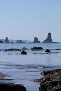 Превью обои скалы, камни, вода, море, волны, прибой