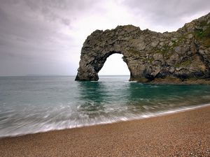 Превью обои скалы, море, берег, арка