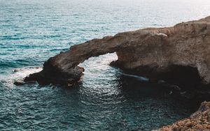 Превью обои скалы, море, побережье, вода, камни