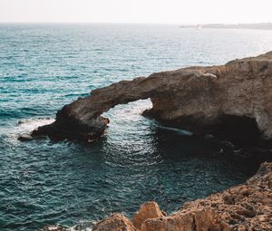 Превью обои скалы, море, побережье, вода, камни