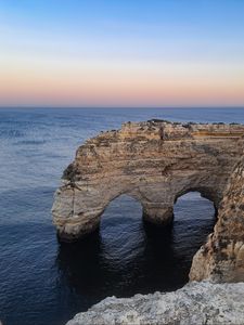 Превью обои скалы, море, вода, обрыв, природа