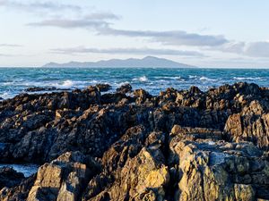 Превью обои скалы, море, волны, вода, природа, пейзаж