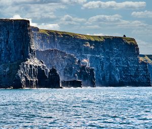 Превью обои скалы, обрыв, море, утес