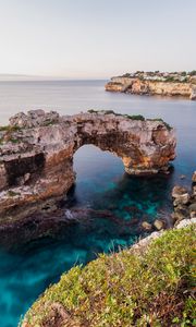 Превью обои скалы, обрыв, море, пейзаж, природа