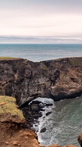 Превью обои скалы, обрыв, море, вода, пейзаж, природа