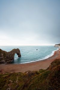 Превью обои скалы, побережье, арка, море