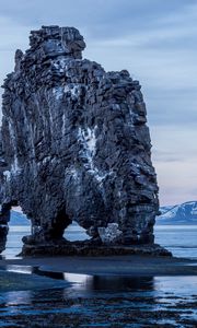 Превью обои скалы, побережье, берег, вода, горы