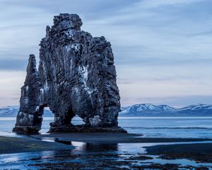 Превью обои скалы, побережье, берег, вода, горы