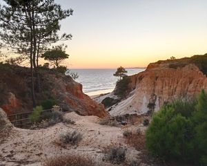 Превью обои скалы, побережье, море, природа