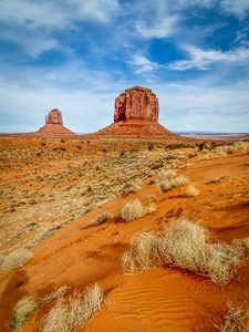 Превью обои скалы, пустыня, песок, природа