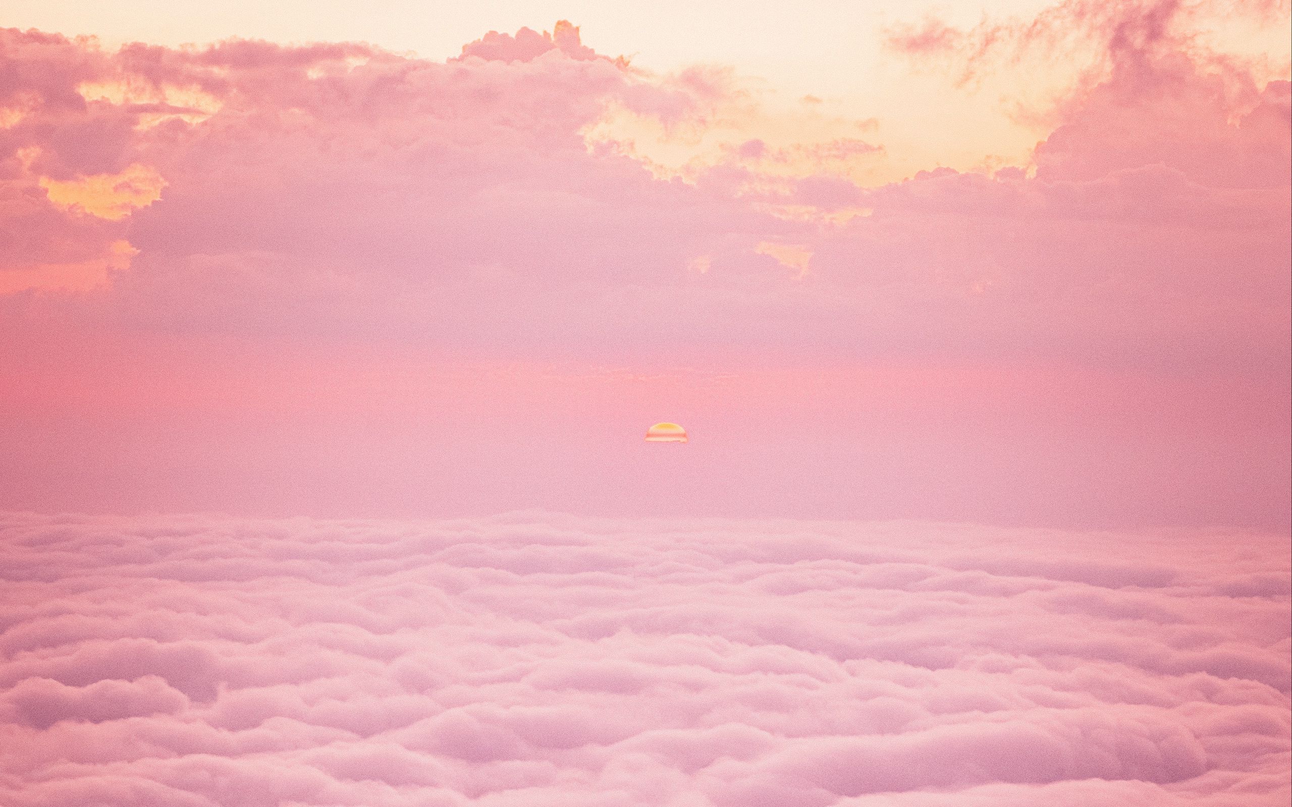 красивые картинки облаков розовый