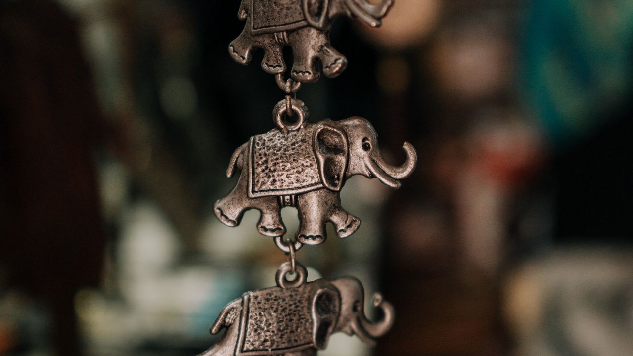 Обои слоны, декорация, украшение