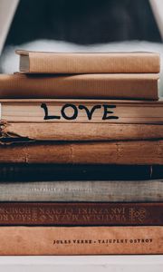Превью обои слова, любовь, книги, надпись