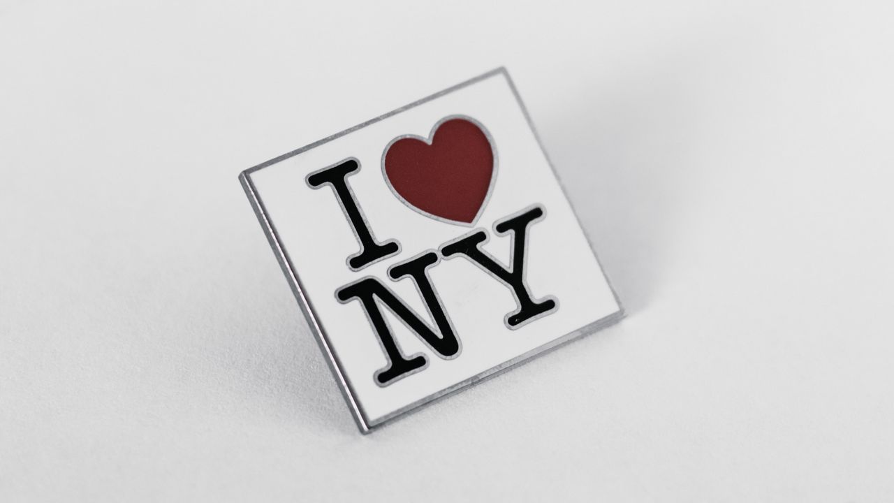 Обои слова, надпись, значок, сердце, нью-йорк