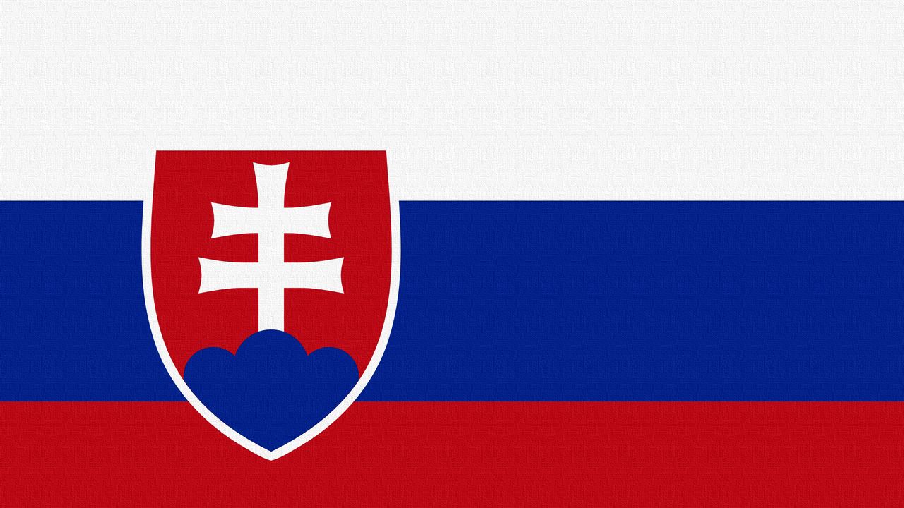 Обои словакия, флаг, символика