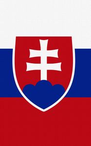 Превью обои словакия, флаг, символика