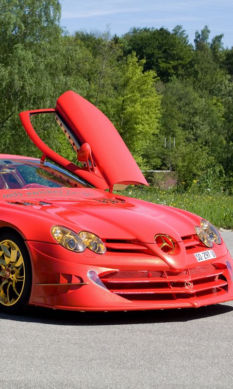 Mercedes Benz SLR MCLAREN 999 Red