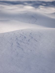 Превью обои снег, холмы, белый, зима