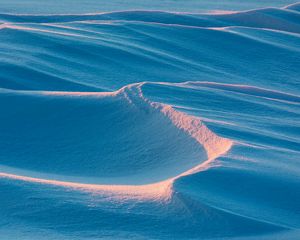 Превью обои снег, мороз, солнечные лучи