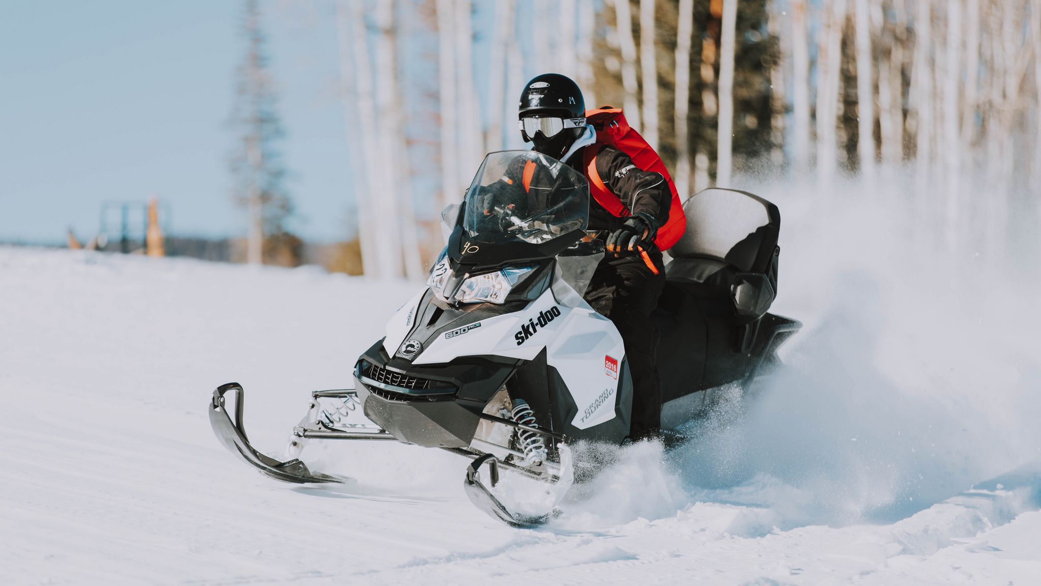 Polaris 4k snowmobile