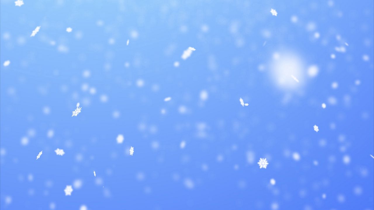 Обои снегопад, снежинки, снег, зима, синий, светлый, фон