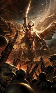 Превью обои солар махариус, лорд, angel of fire, гвардия