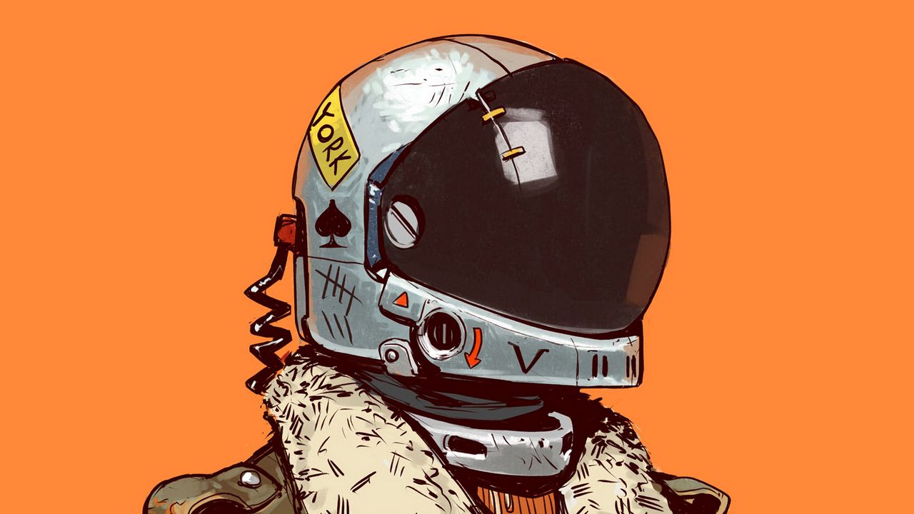 Обои солдат, шлем, арт, digital art, sci-fi