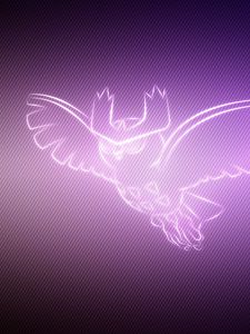 Превью обои сова, покемон, noctowl