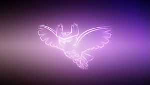 Превью обои сова, покемон, noctowl