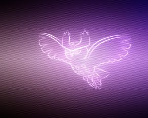 Превью обои сова, покемон, noctowl