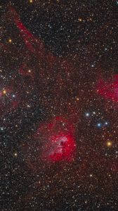 Превью обои созвездия, туманность, космос, звезды