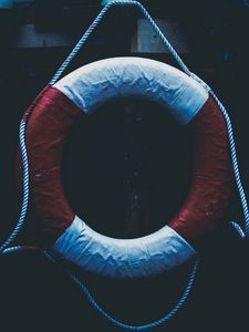 Превью обои спасательный круг, помощь, судно