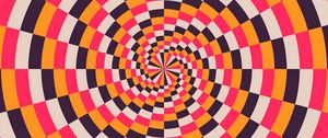 Превью обои спираль, разноцветный, оптическая иллюзия