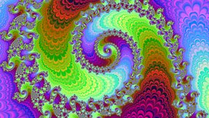 Превью обои спираль, вращение, оптическая иллюзия, разноцветный